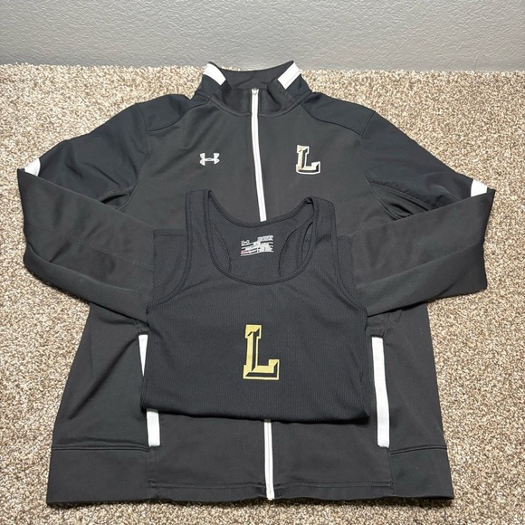 Under Armour Jackets & Blazers - Under Armour Women’s Black and White Jacket with Tank